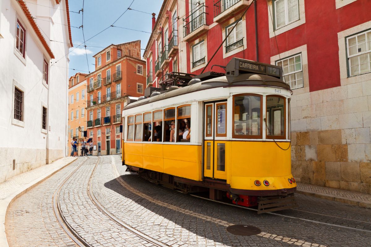 Yellow Tram Lisbon